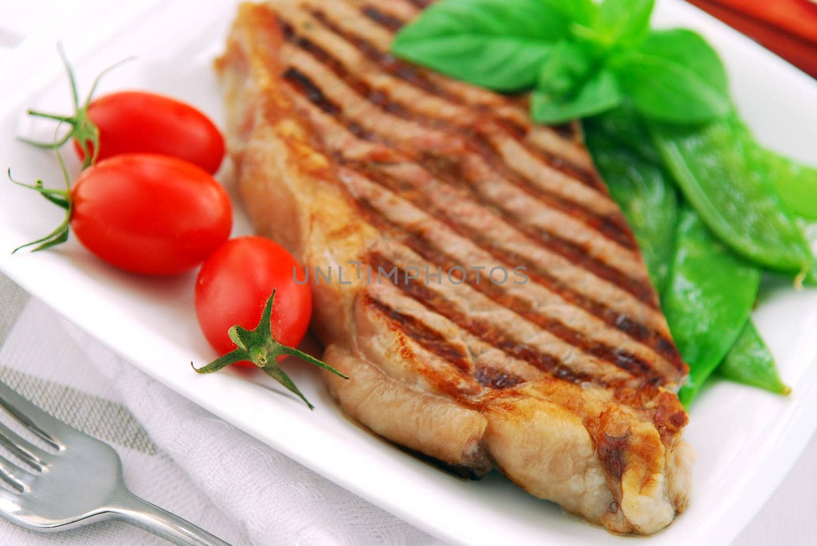 Grilled steak