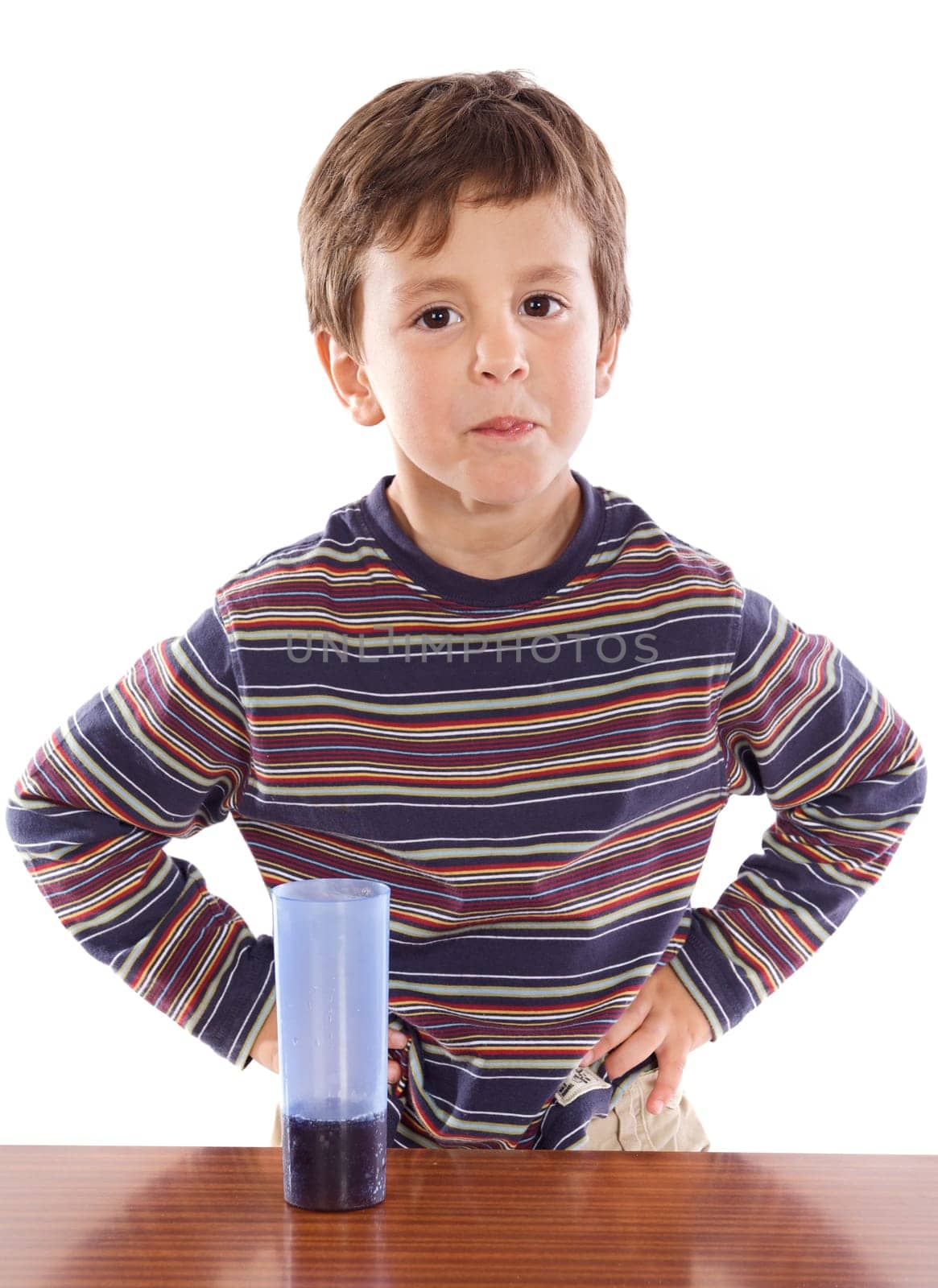 Child drinking a soda