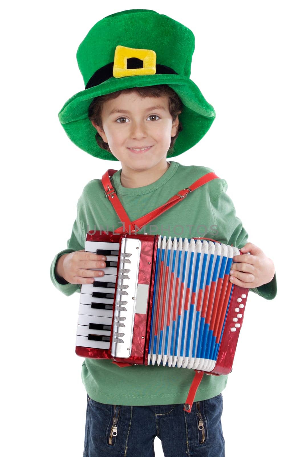Child whit hat of Saint Patrick