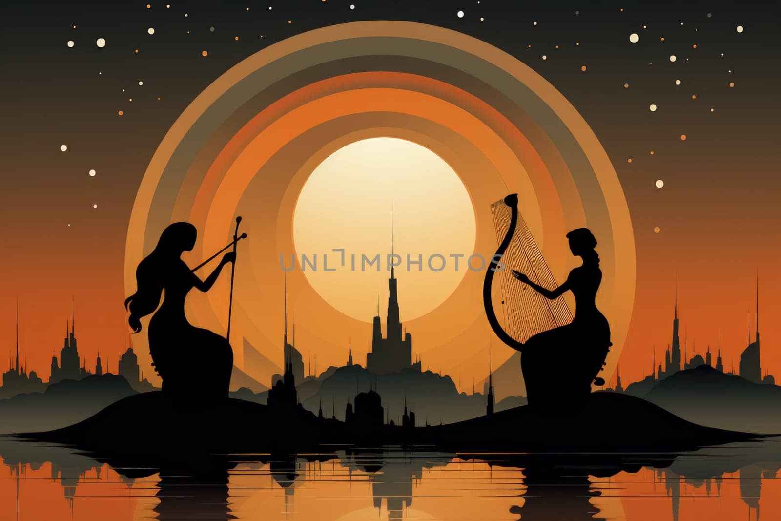 In the realm of fantasy, celestial harpists are ethereal beings whose music transcends the mortal plane and reaches the celestial realms.