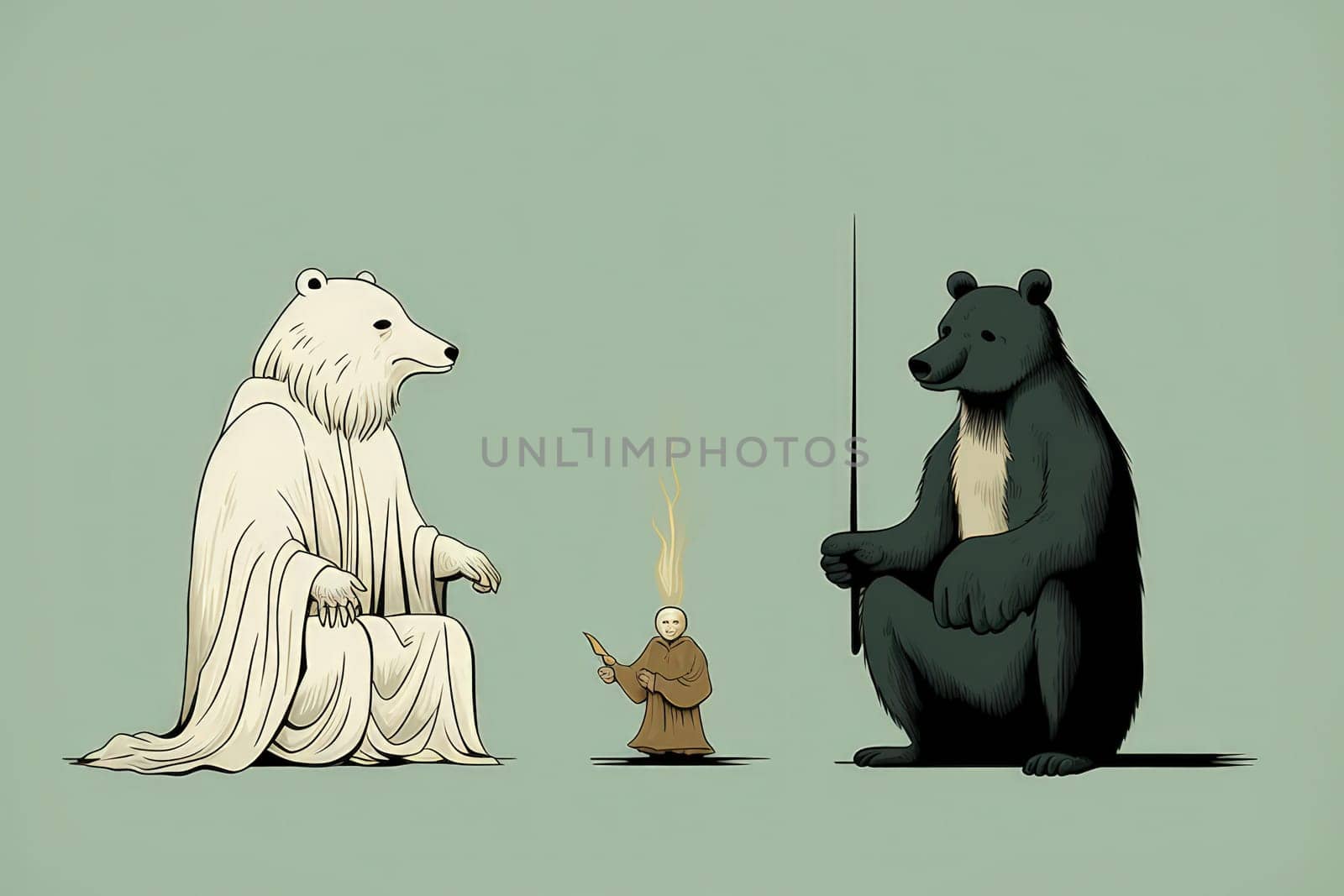 Enter a whimsical world where charming talking animals, with their enchanting voices and wisdom, offer sage advice to those in need.