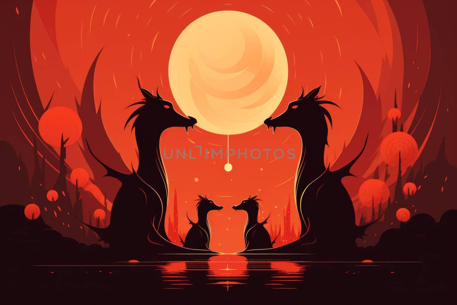 Enter the realm of fantasy and behold the mighty fire-breathing drakes, smaller yet equally formidable relatives of dragons.
