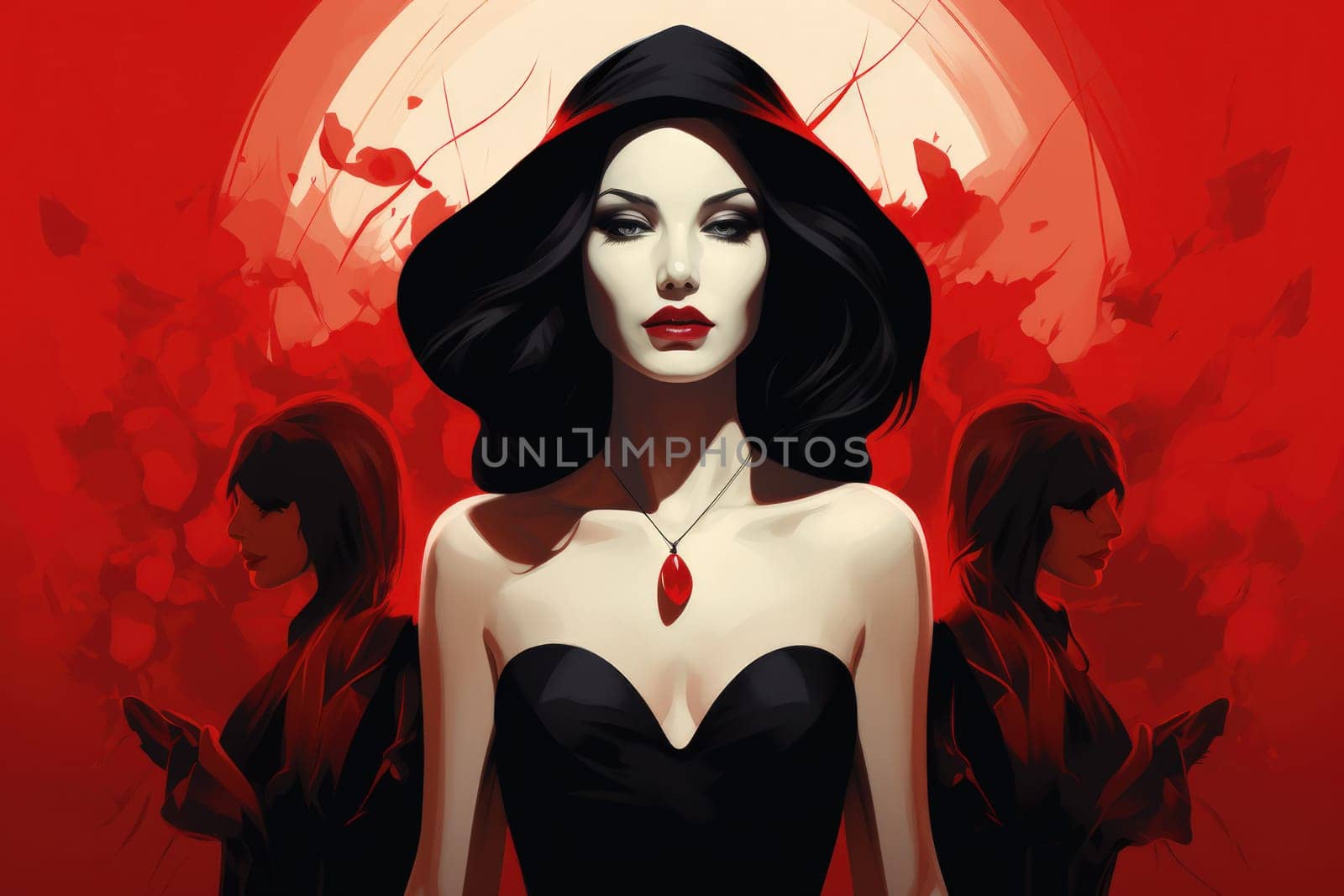 Step into a world where hauntingly beautiful vampires captivate with their ethereal allure.