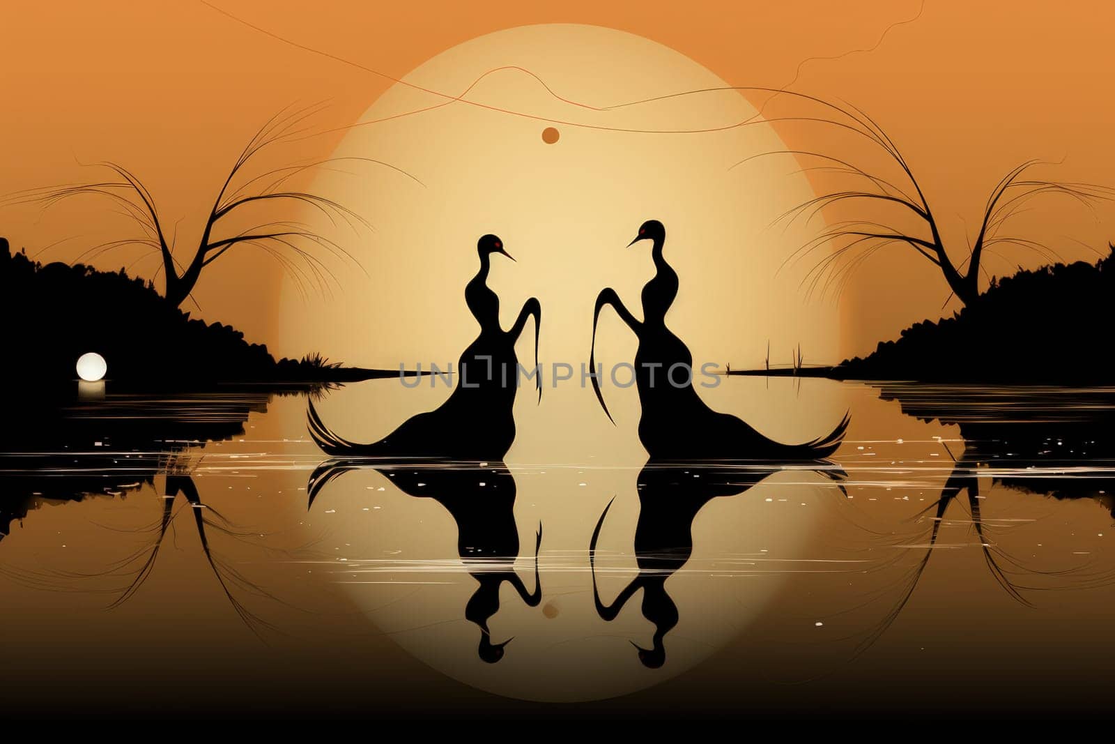 Step into a realm of enchantment and behold the mesmerizing beauty of elegant swan maidens.