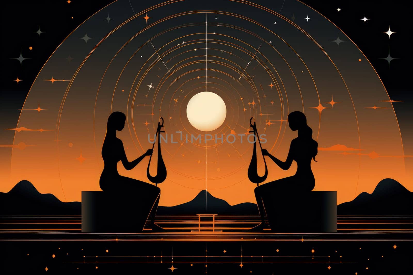 In the realm of fantasy, celestial harpists are ethereal beings whose music transcends the mortal plane and reaches the celestial realms.