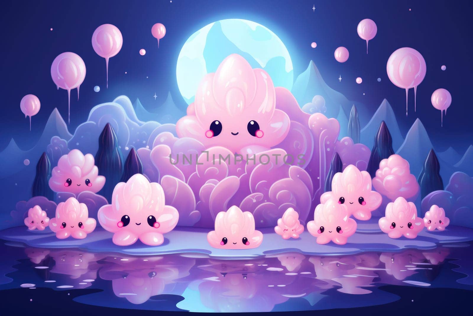 Enter the realm of fantasy and behold the enchanting presence of ethereal moonlight sprites.