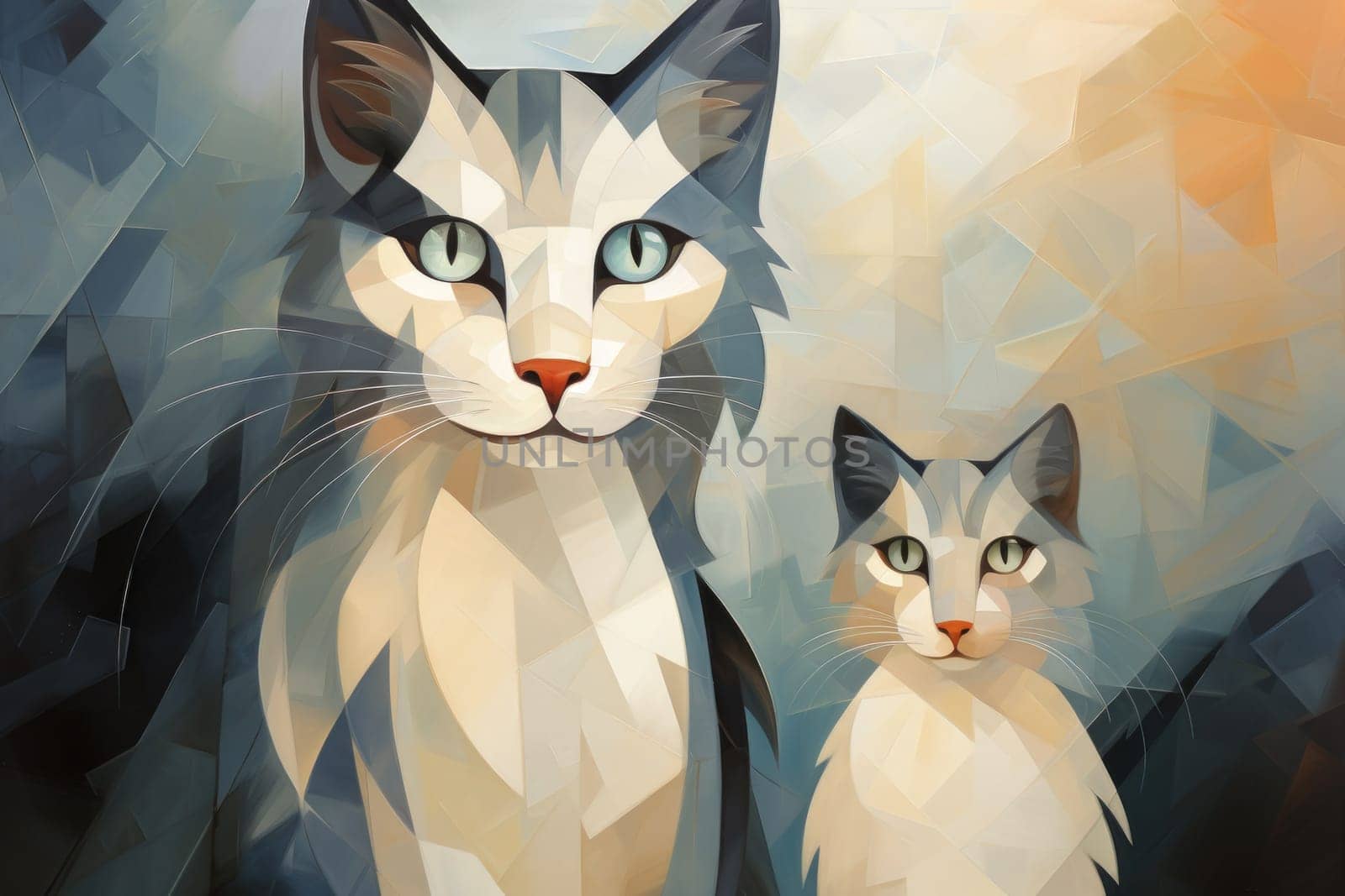 In the depths of fantasy, bewitching moonstone cats prowl. Their sleek forms, adorned with luminescent moonstone markings, captivate all who dare to meet their gaze.