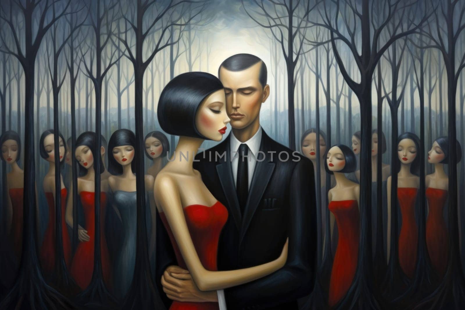 Step into a world where hauntingly beautiful vampires captivate with their ethereal allure.