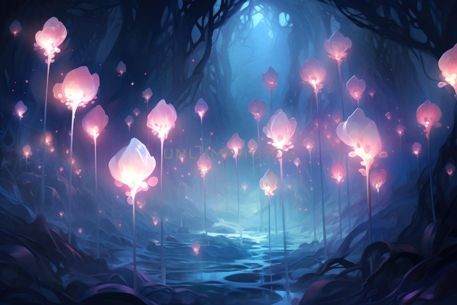 Enter the realm of fantasy and behold the enchanting presence of ethereal moonlight sprites.