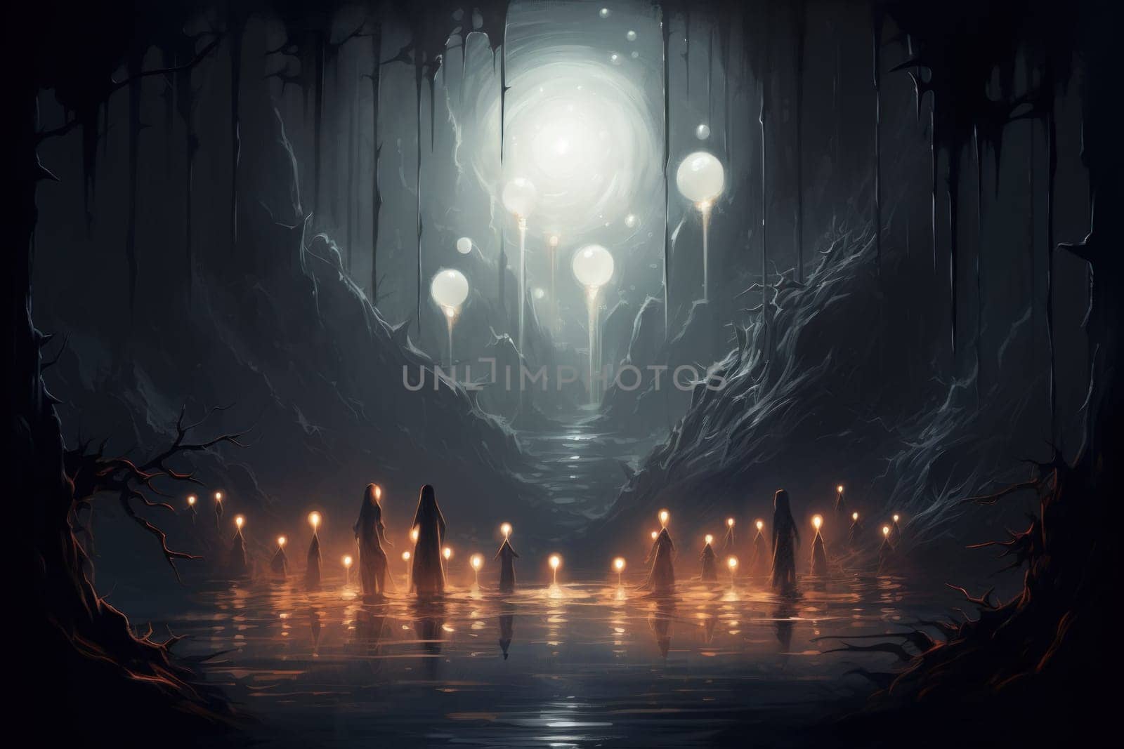 Enter the realm of fantasy and behold the enchanting presence of ethereal moonlight sprites.