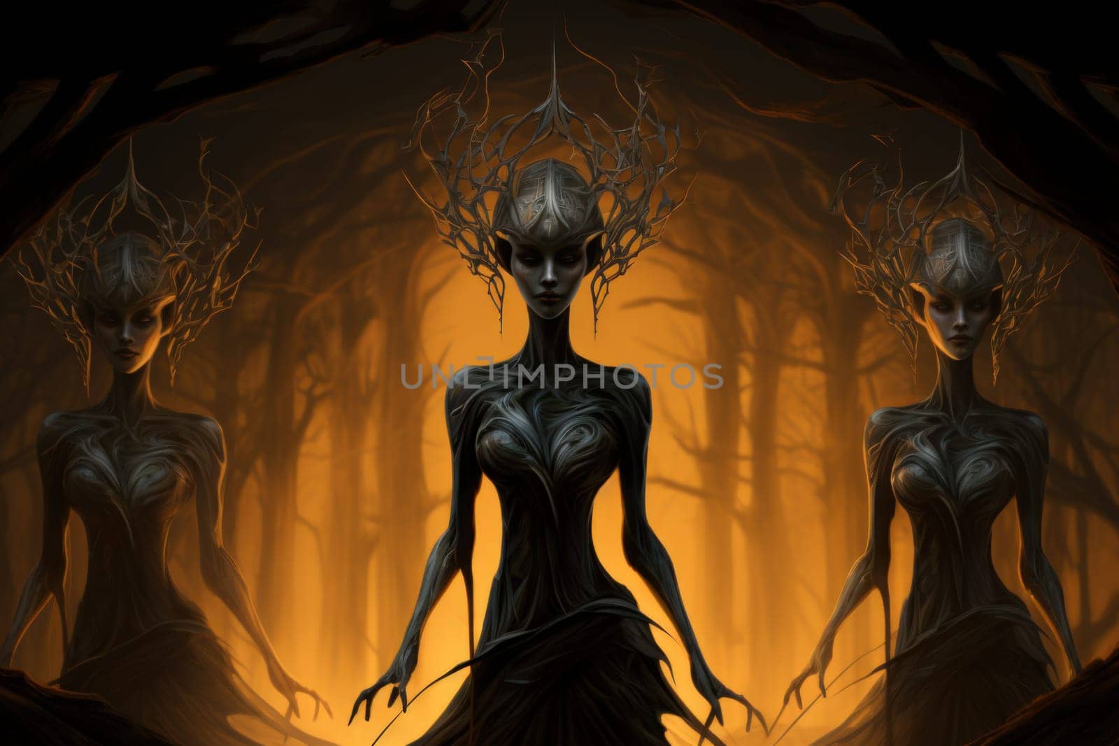 Immerse yourself in a world of fantasy where elven archers stand tall, their keen eyes piercing through the shadows.