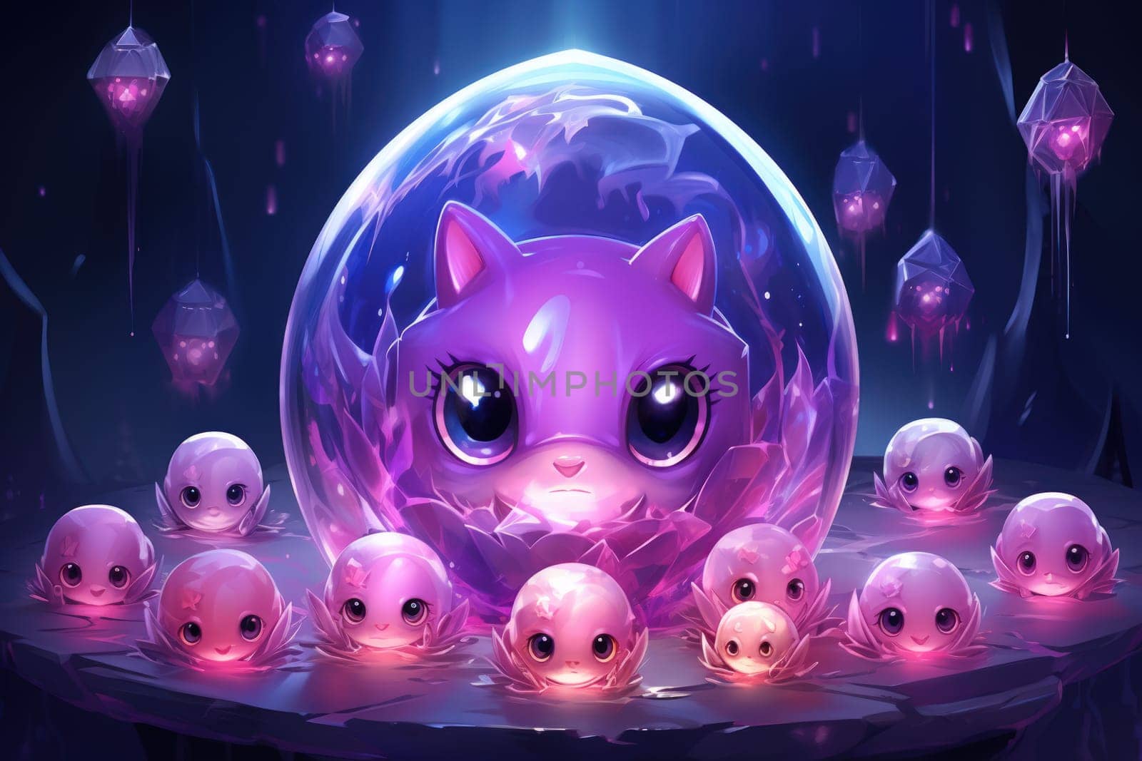 Immerse yourself in the realm of magic with this captivating illustration by a professional visual artist.