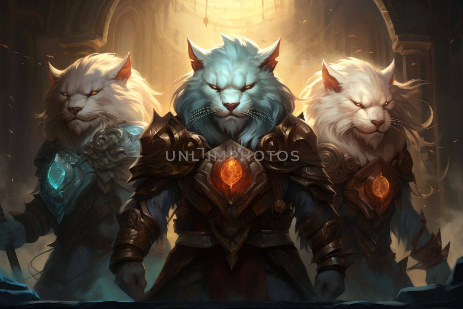 Witness the power and majesty of the ferocious thundercats in this captivating illustration crafted by a professional visual artist.