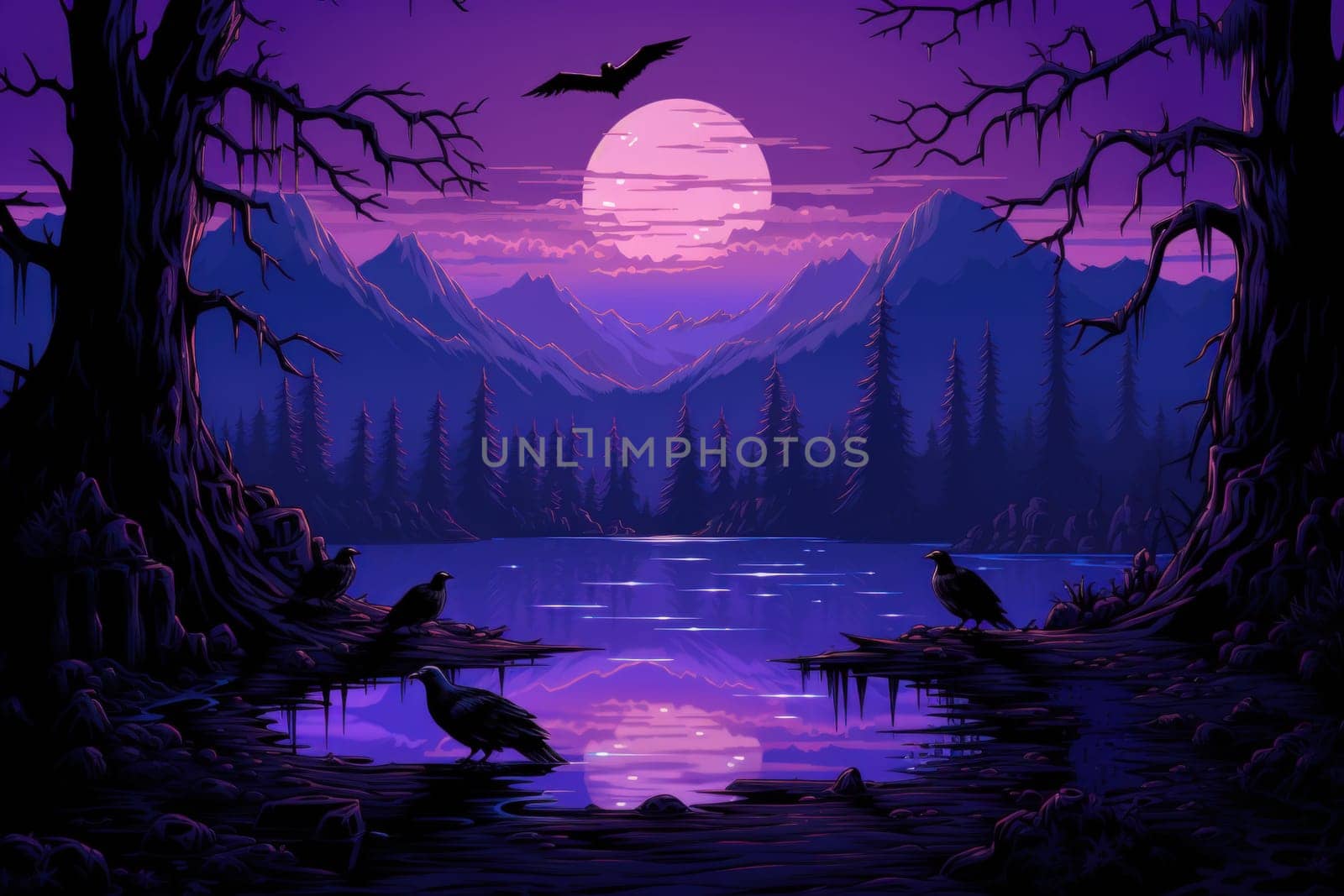 Enter the realm of fantasy and encounter the cursed wereravens, unfortunate beings caught in an eternal cycle of shifting between human and raven forms.