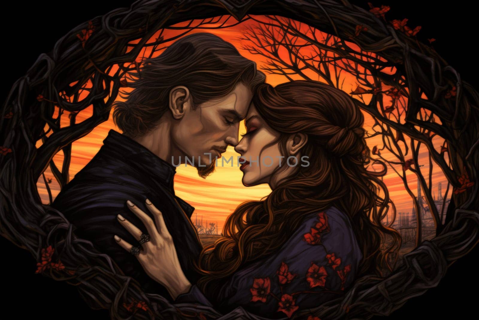 Step into a world where hauntingly beautiful vampires captivate with their ethereal allure.