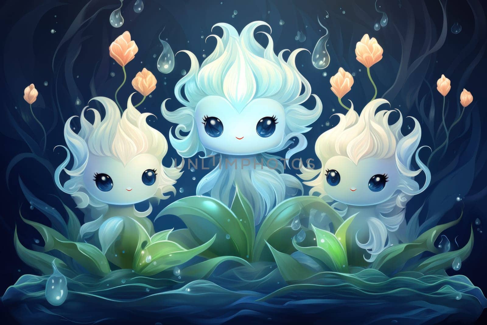 Delve into the realm of fantasy and witness the mesmerizing presence of elusive water elementals.