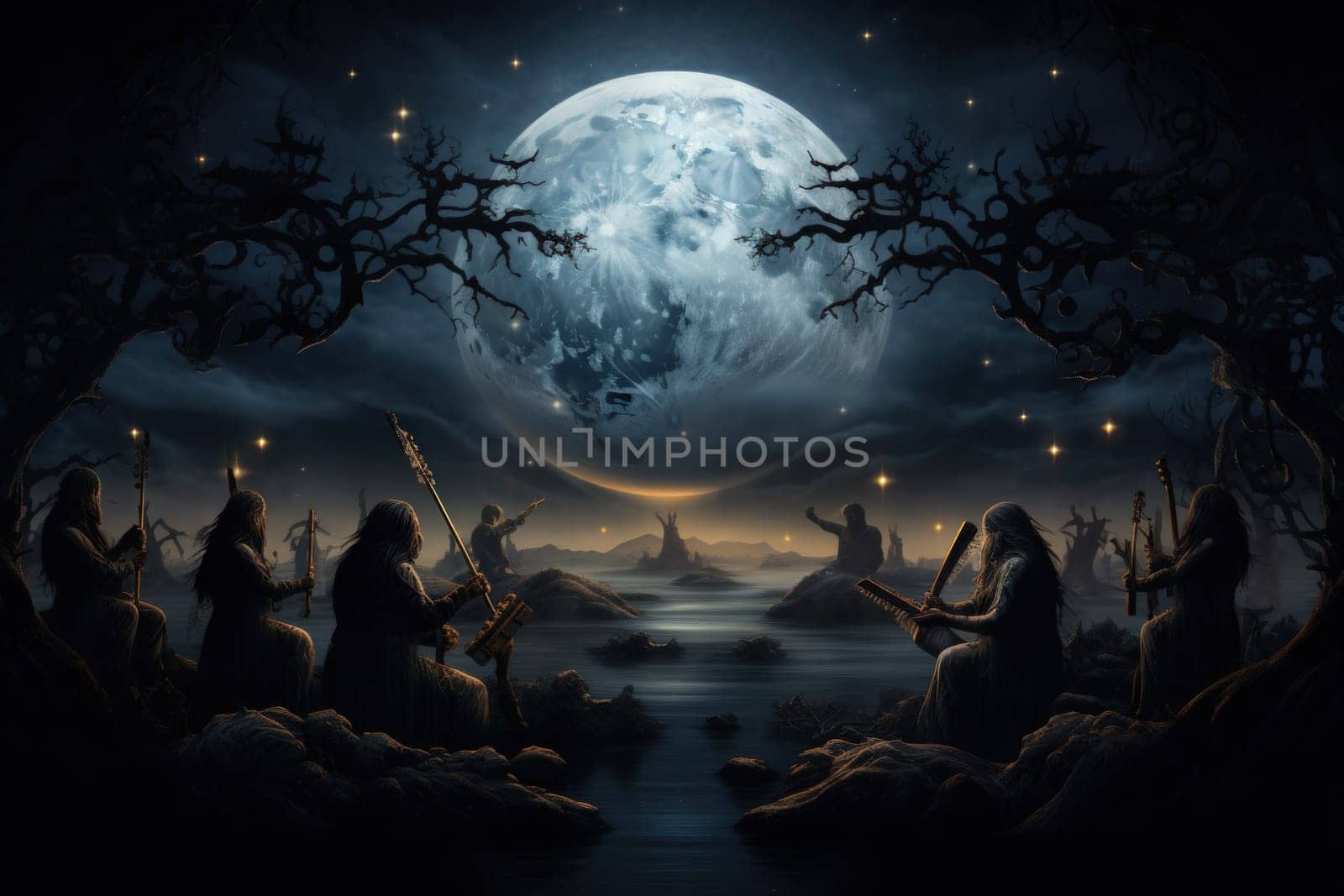 In the realm of fantasy, celestial harpists are ethereal beings whose music transcends the mortal plane and reaches the celestial realms.