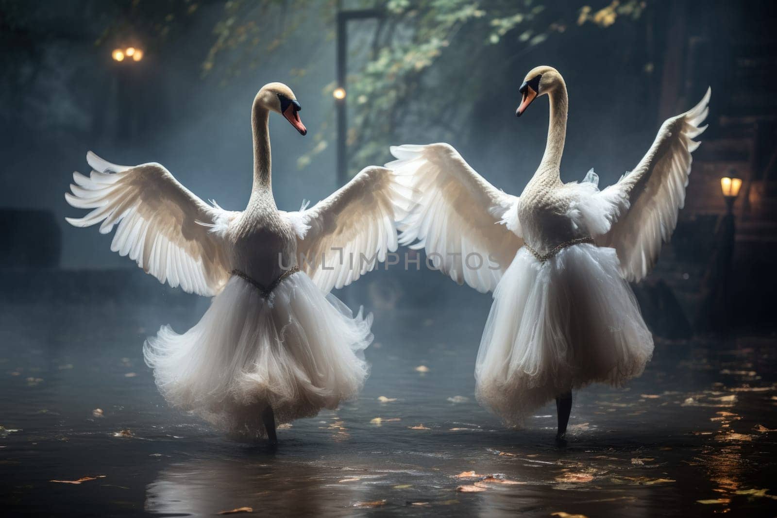 Step into a realm of enchantment and behold the mesmerizing beauty of elegant swan maidens.