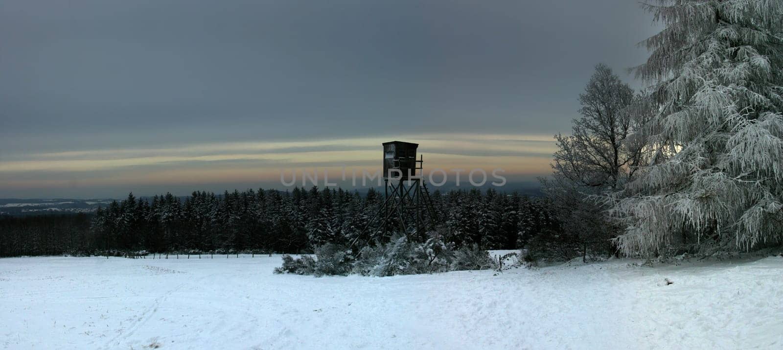 Winter panorama on the Michelsberg