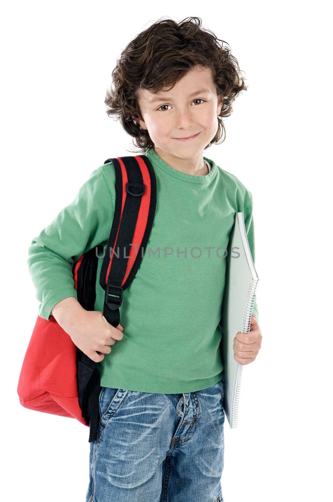 adorable child student