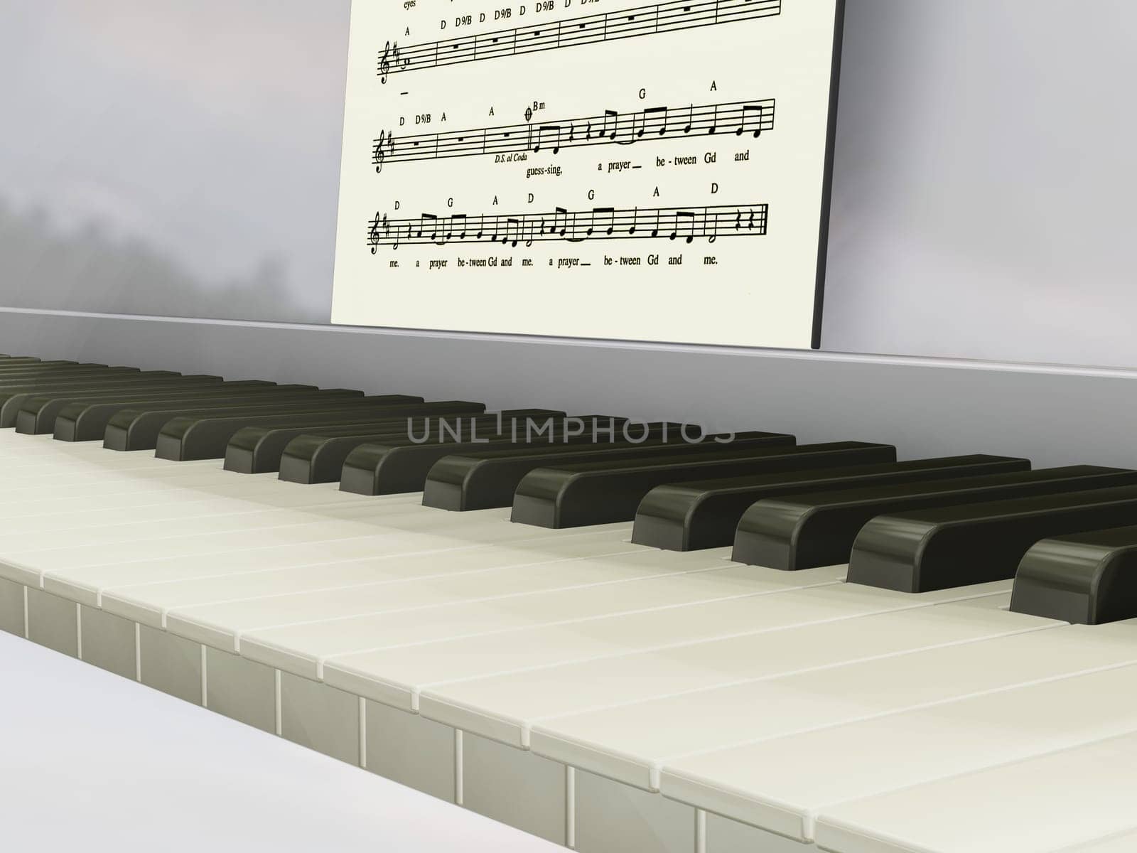 Piano keys