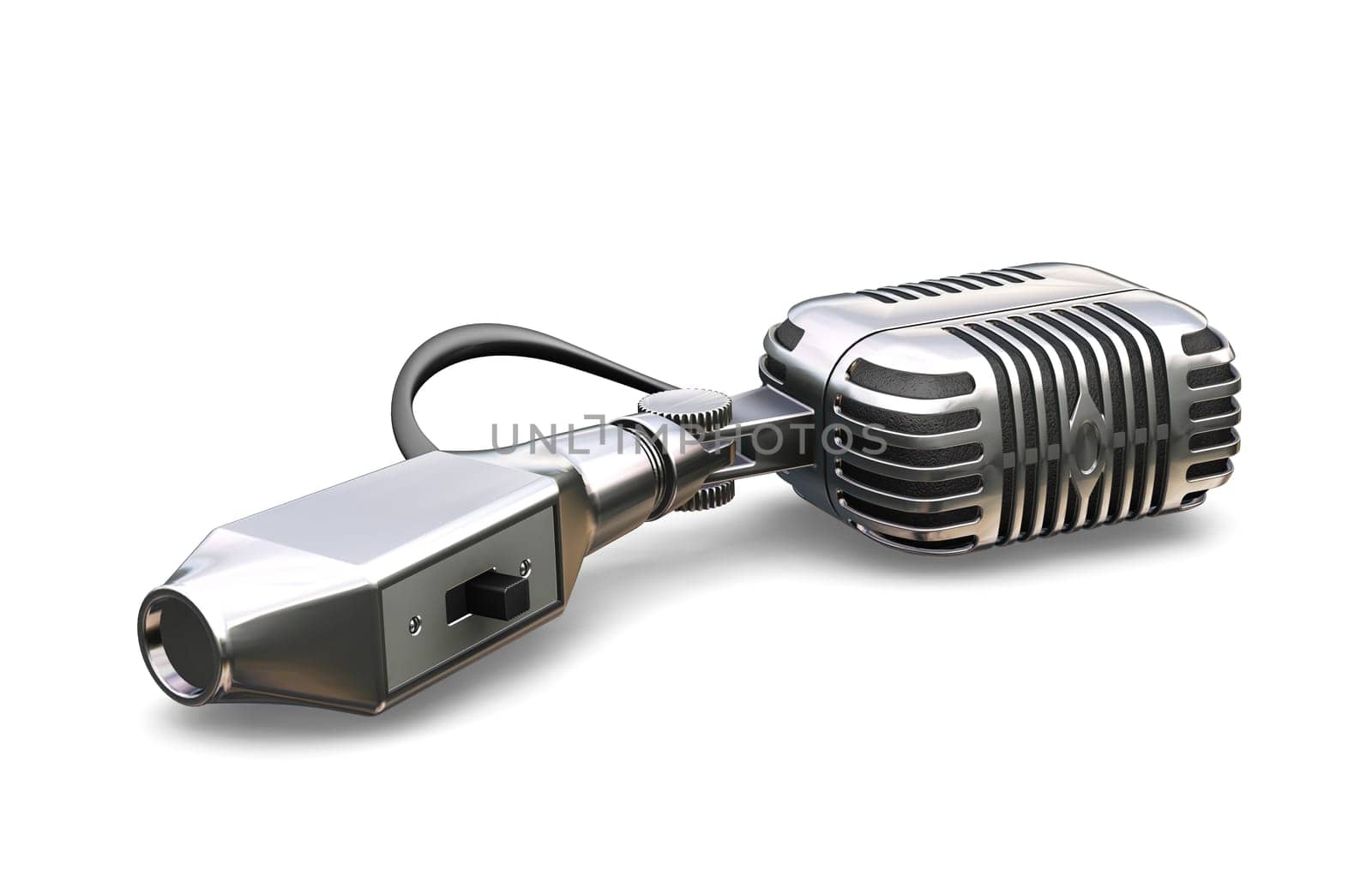 Retro microphone