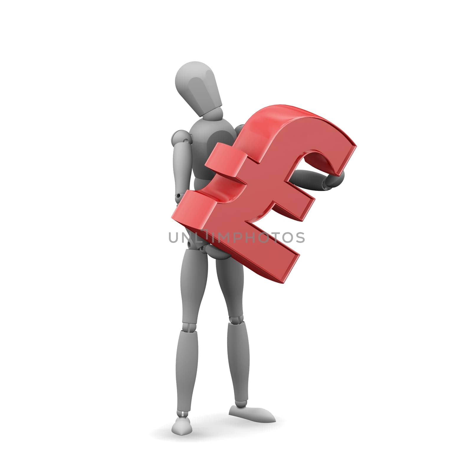 Man holding pound sign