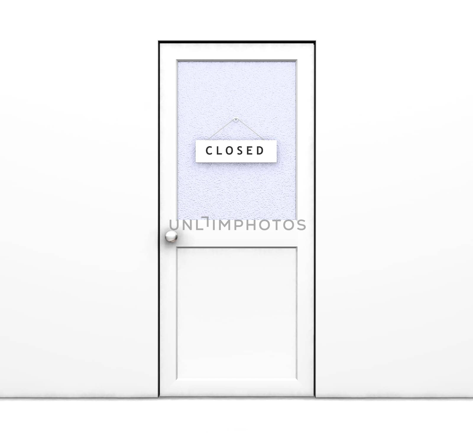 Closed door