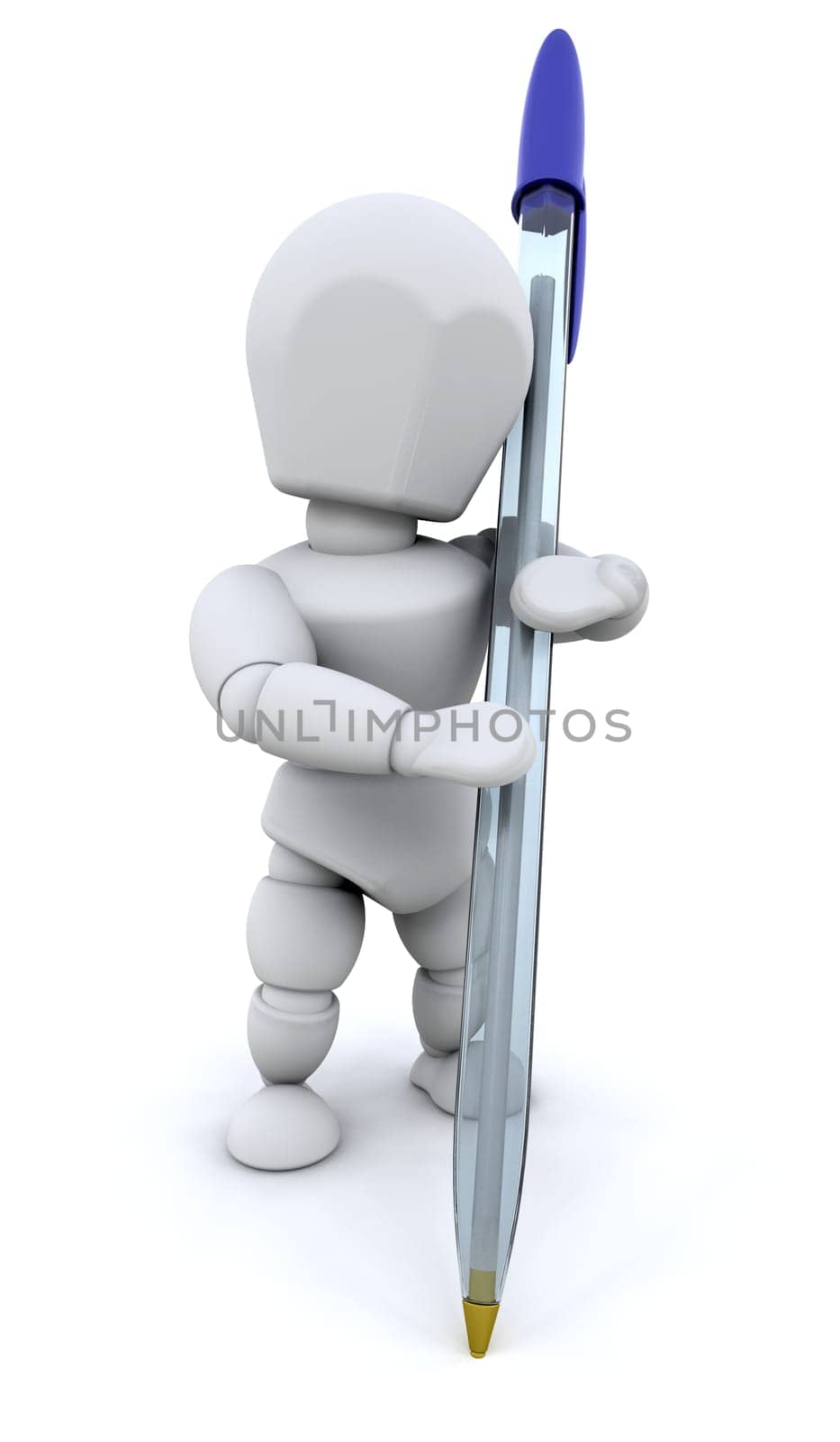 Person with pen