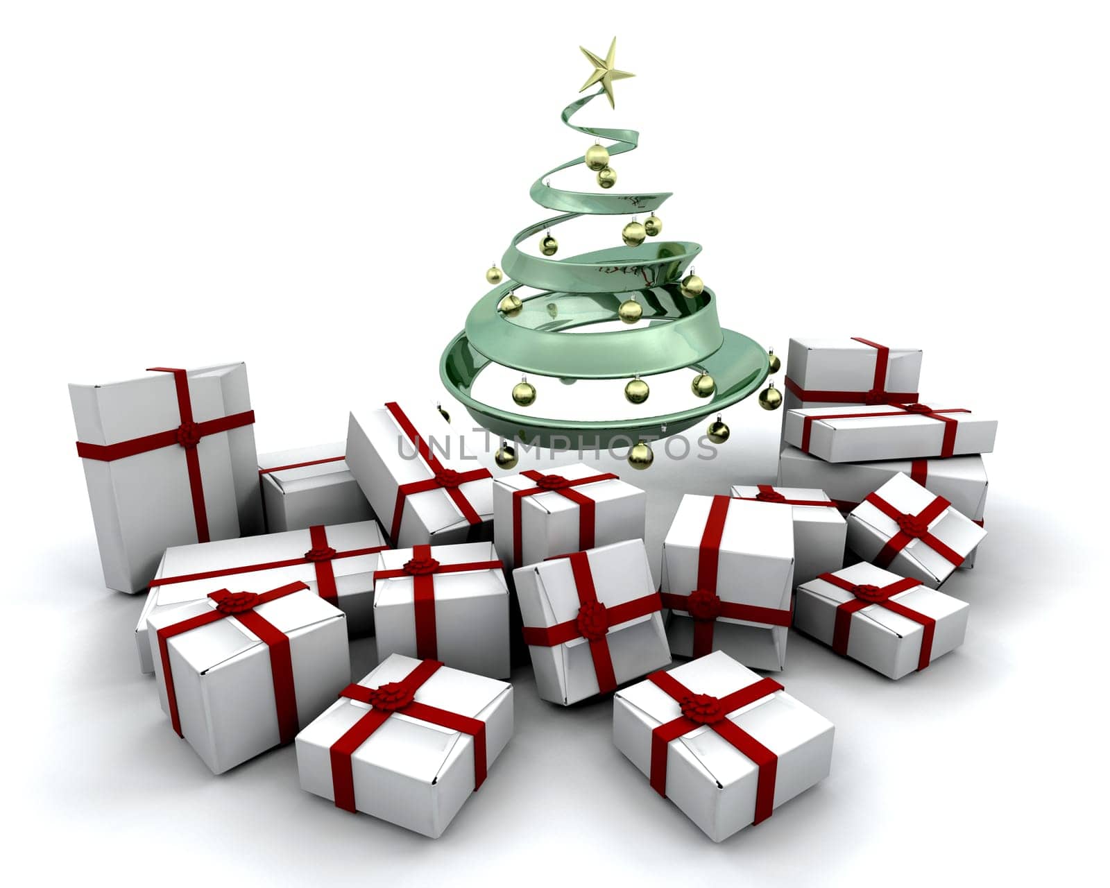 Gifts under a Christmas tree