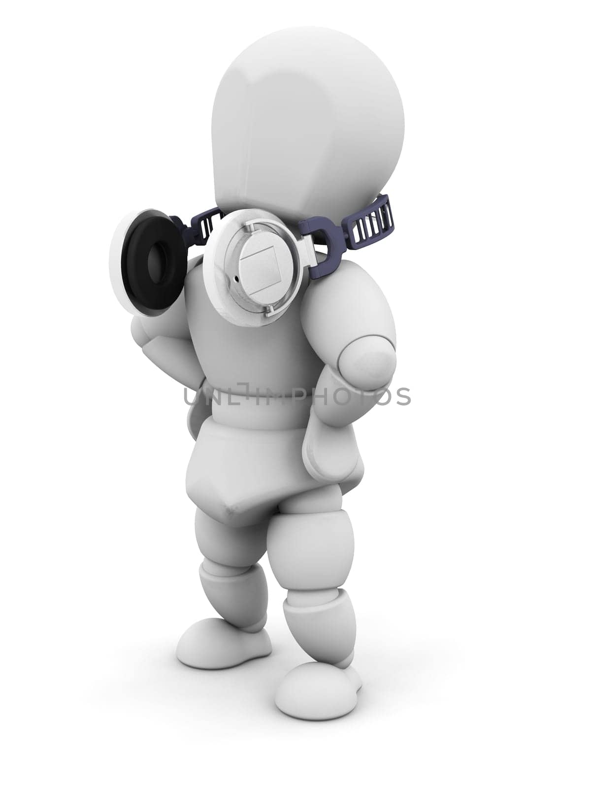 Person with headphones