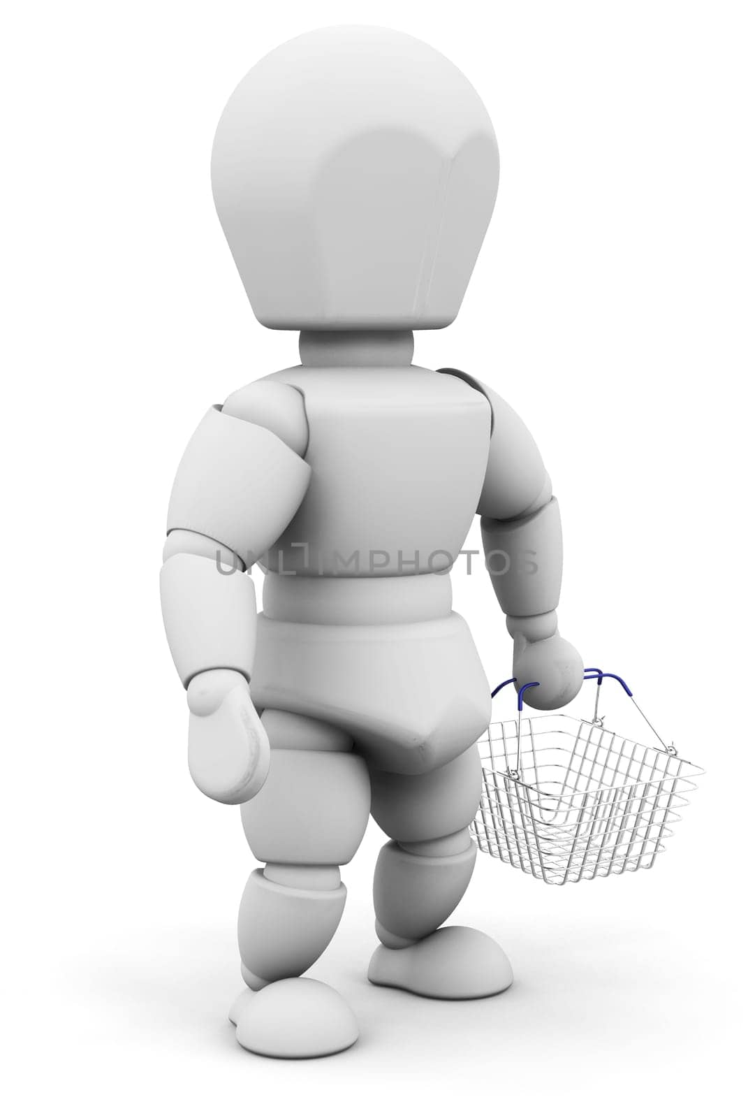 Person with shopping basket