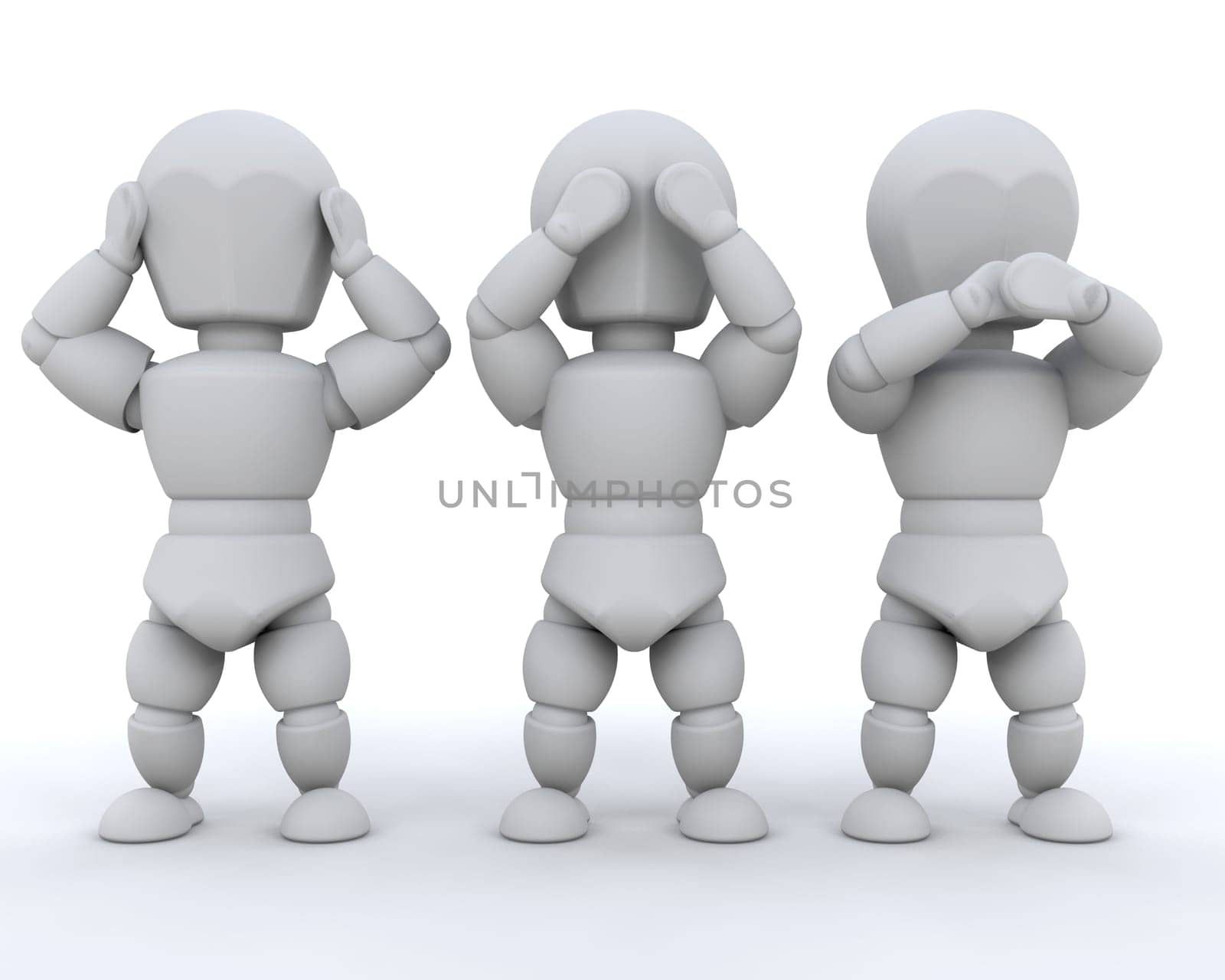 Three little dudes