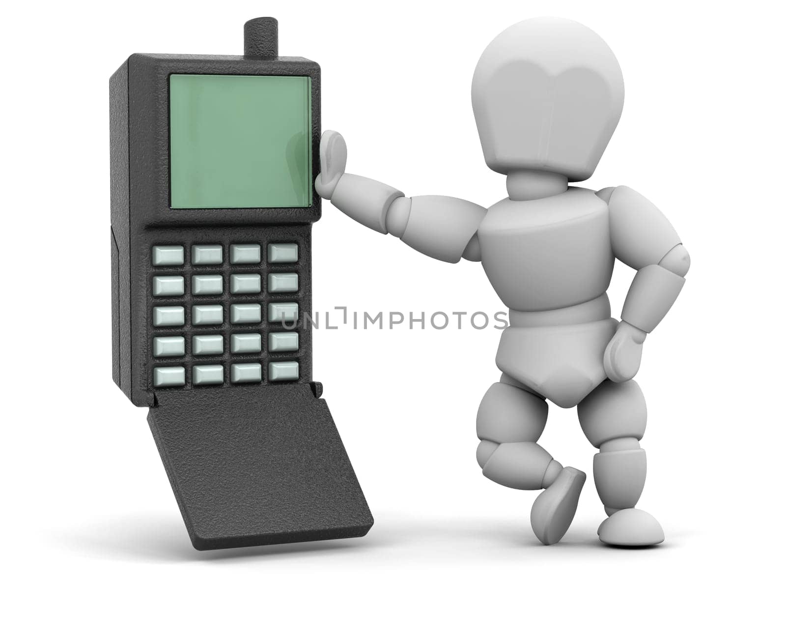 Person with phone