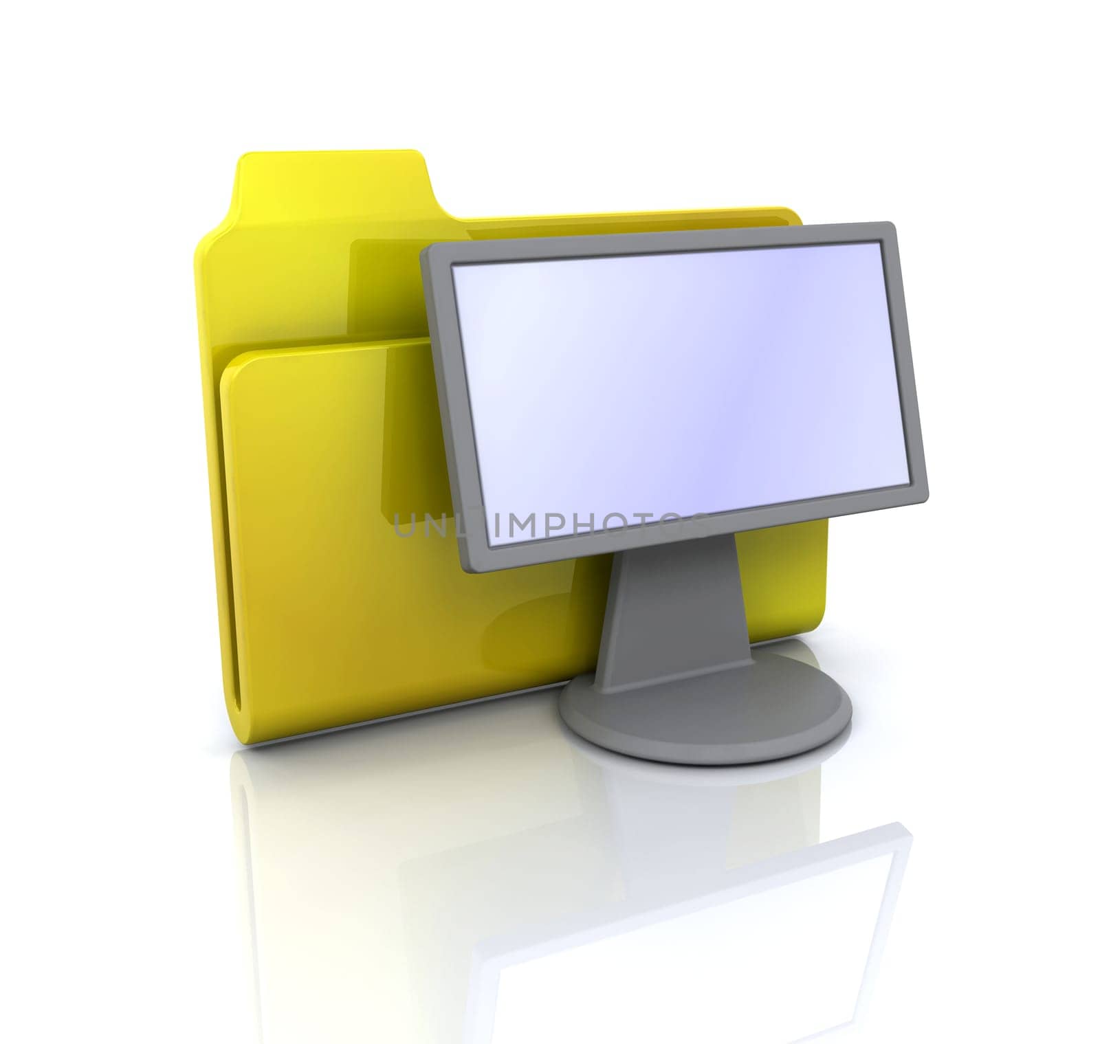 Display folder icon