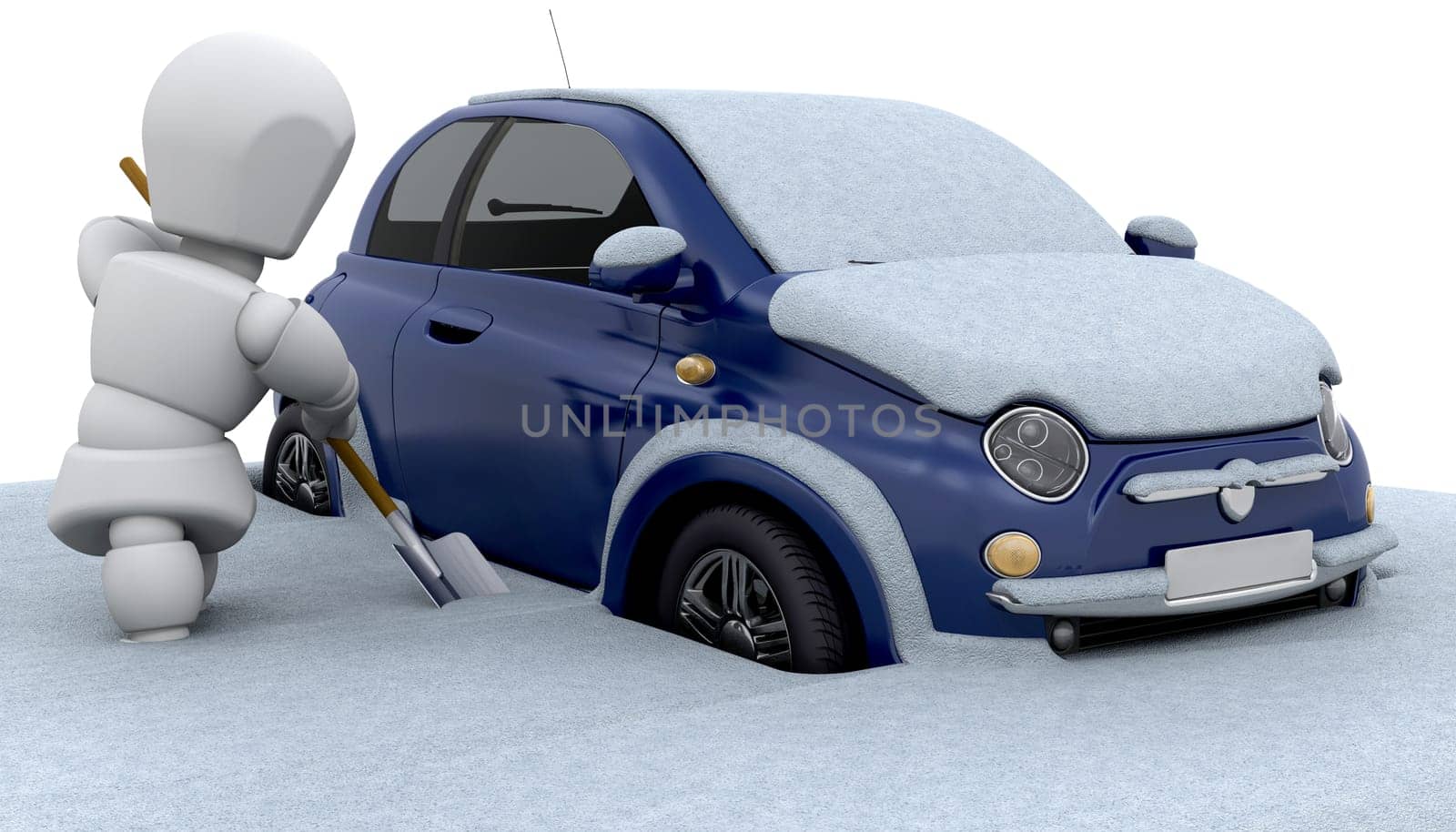 Stuck in snow