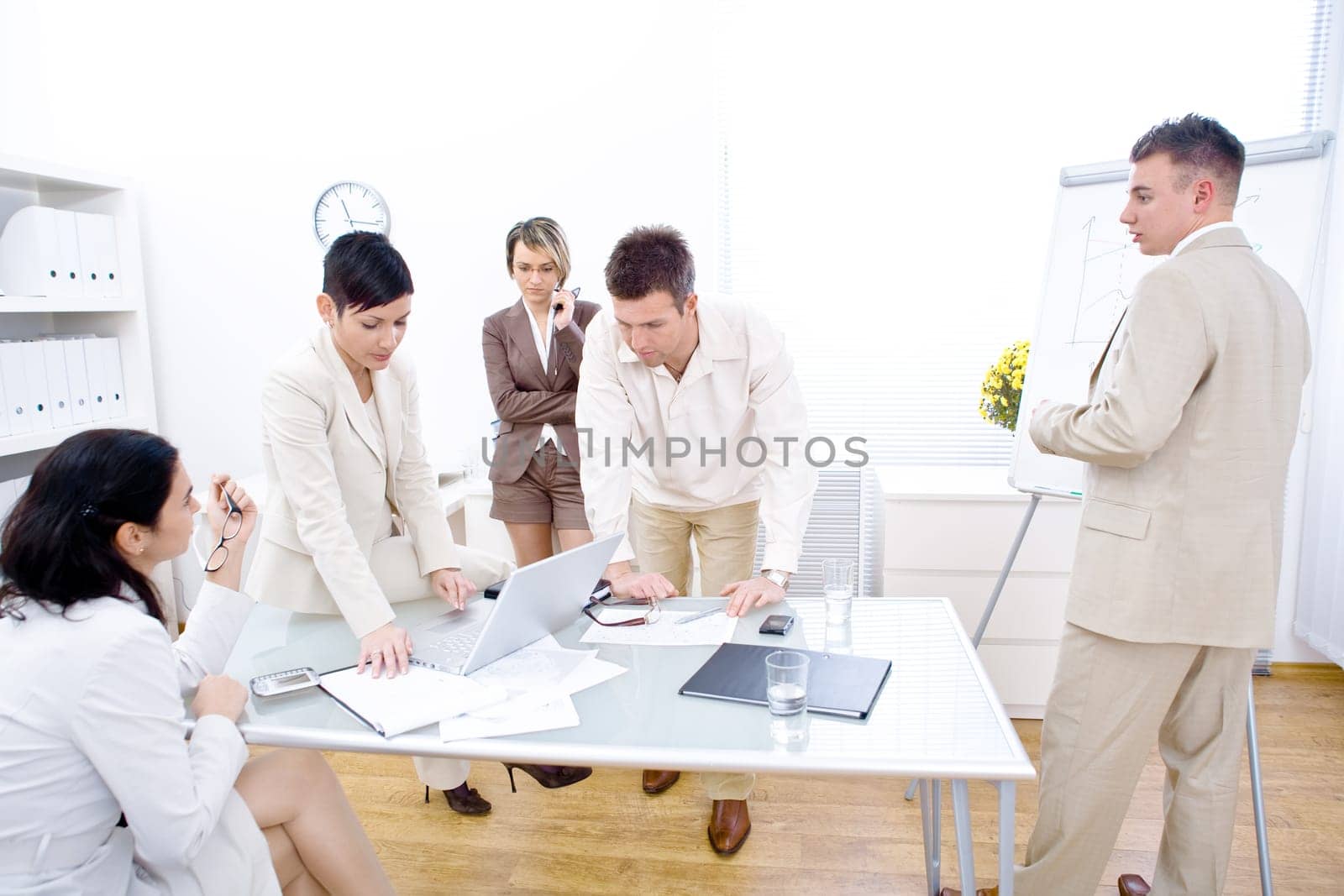Businessteam in work