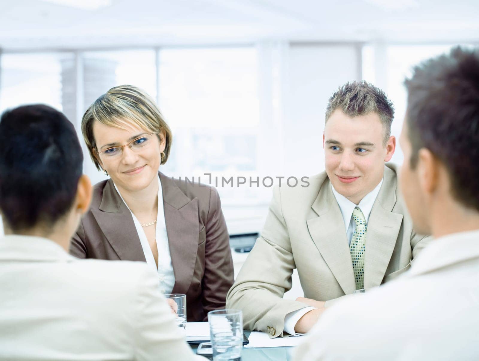 Business people at meeting