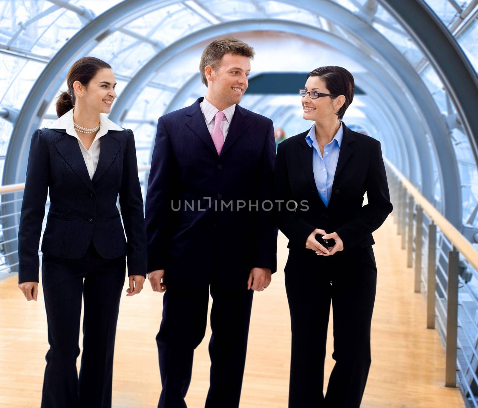 Business people walking
