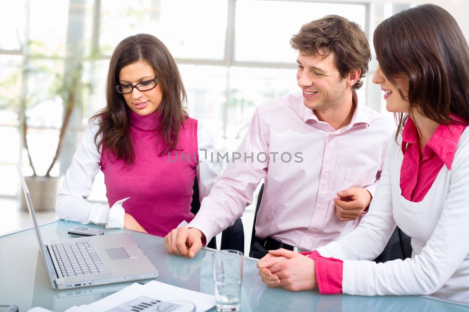 Staff meeting at office