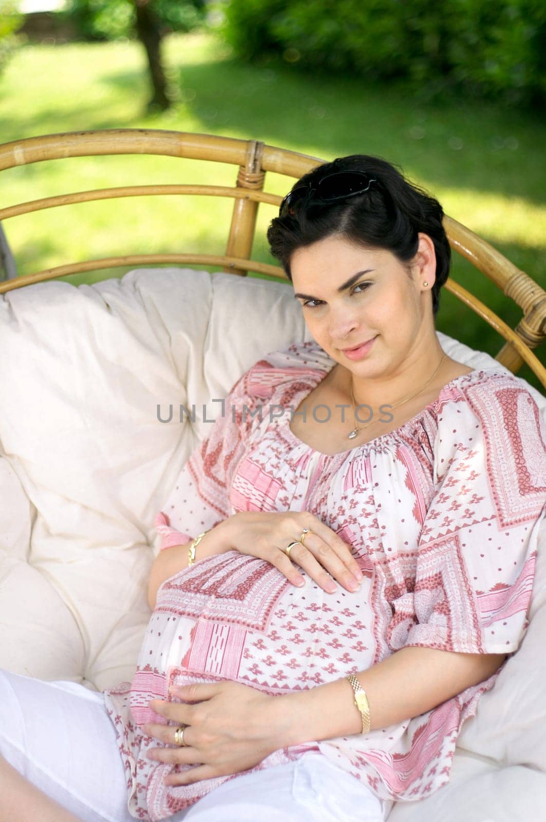 Pregnant women outdoor