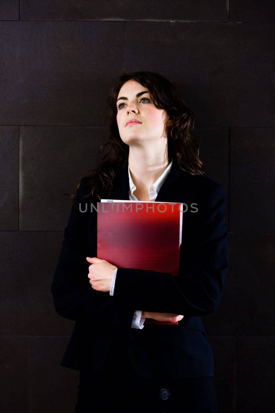 Businesswoman thinking