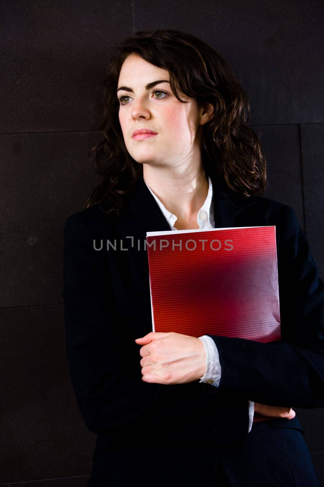 Businesswoman thinking