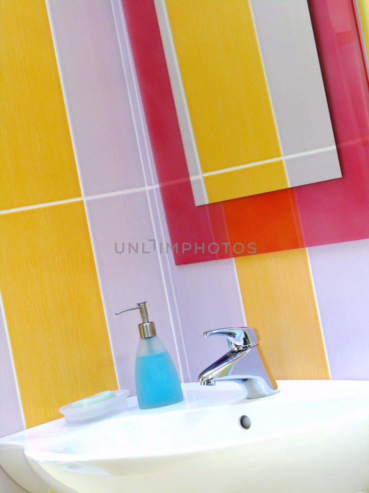 Interior of bathroom - basin