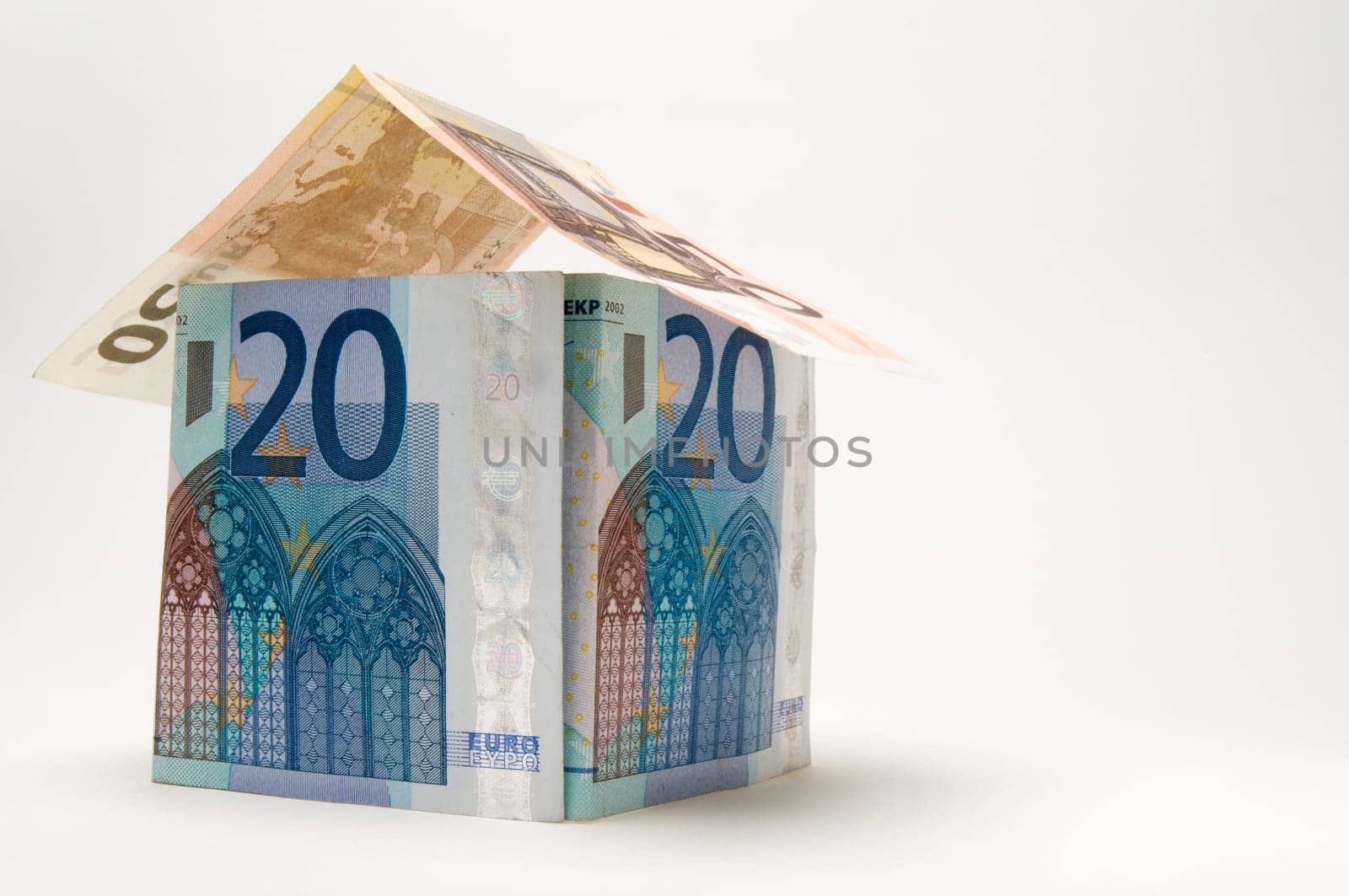 house made of notes