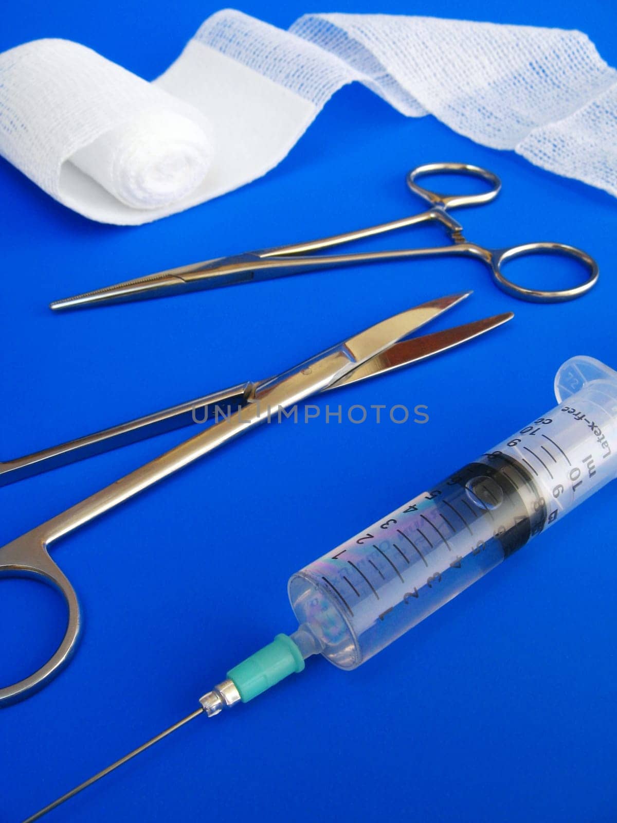 syringe and surgical tools