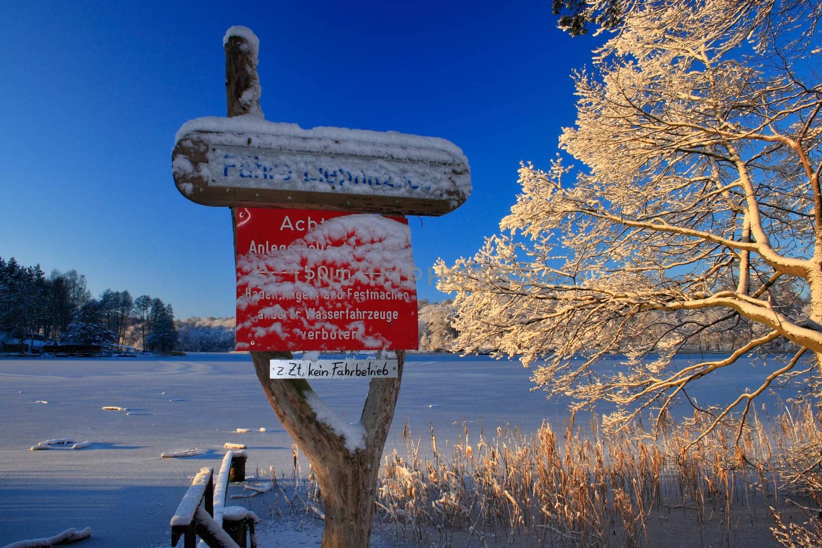 Winter at Lake Liepnitz