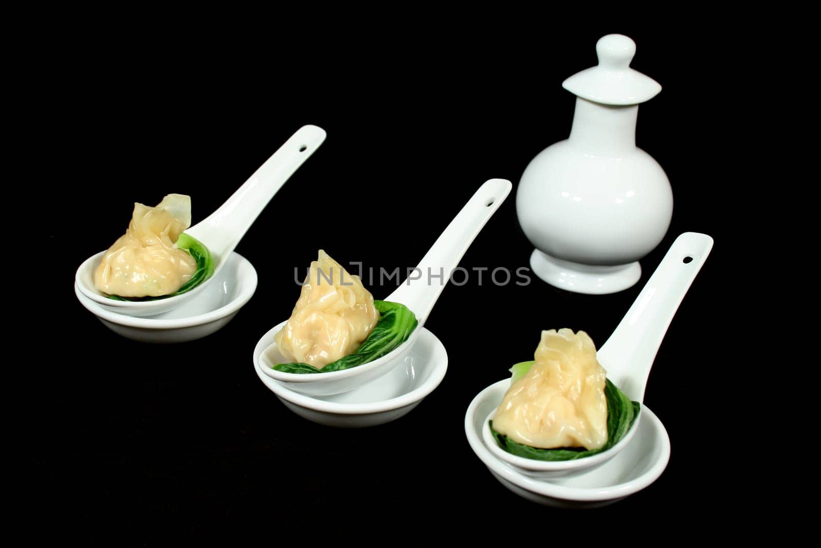 Dim Sums With Soy Sauce