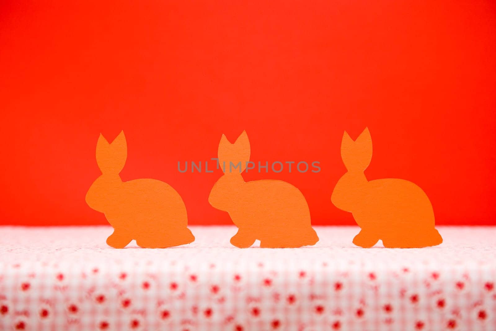 Paper Easter bunnies