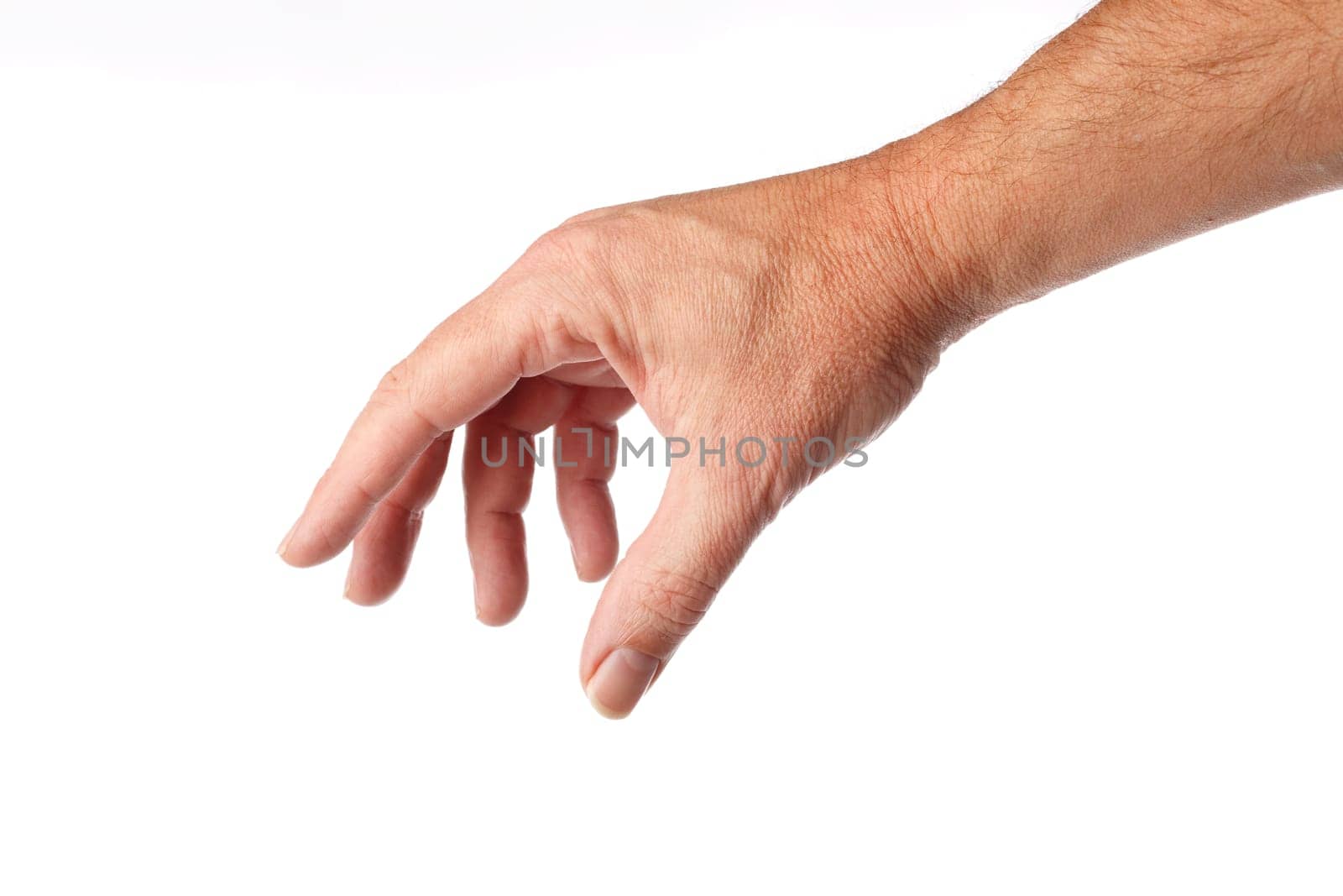 male hand